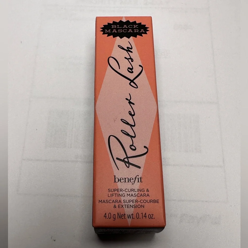 🆕 BENEFIT COSMETICS Roller Lash Curling & Lifting Mascara in Black Mini Size NIB